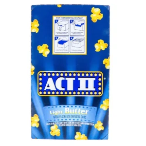 ACT II LITE BUTTER POPCORN 18 CT *676*