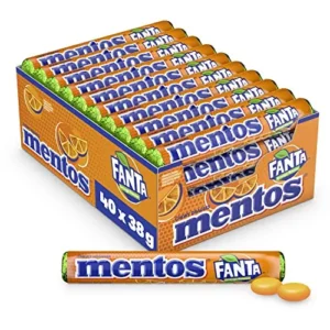 MENTOS FANTA ORANGE , 40 CT  * NEW *
