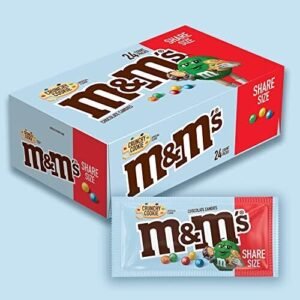 M&M CRUNCHY COOKIE KING SIZE , 24 CT *NEW*