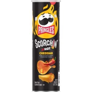 PRINGLES, SCORCHING HOT CHEDDAR 14- 5.5 OZ