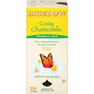#COZY CHAMOMILE HERBAL TEA, 25 CT