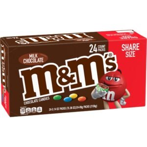 M&M MILK CHOCOLATE, SHARE SIZE 24 CT
