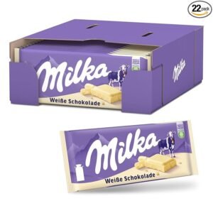 MILKA 100G TBL WHITE 22 CT ( WHITE, CHOCOLATE BLANK )