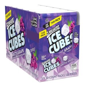 ICE CUBES BOTTLES , ARTIC GRAPE  6 CT