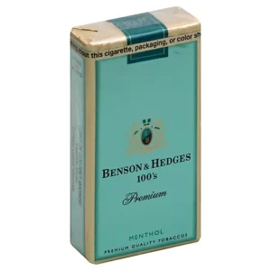 BENSON & HEDGES 100'S MENTHOL PREMIUM BOX