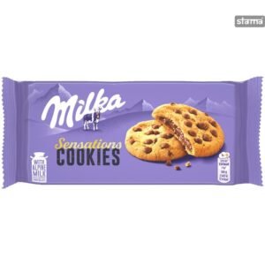 MILKA CAKE  SENSATION COOKIES, MILK CHOCOLATE FILLING 156 G 12 CT