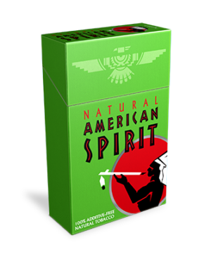 AMERICAN SPIRIT MENTHOL GREEN KINGS BOX