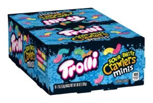TROLLI SOUR BRIGHT CRAWLERS MINIES,  24 CT *1686*