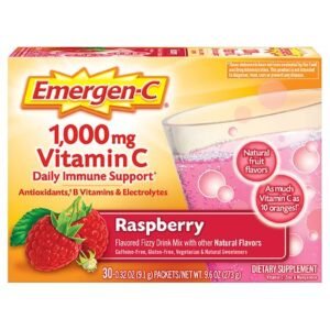 EMERGEN-C VITAMIN C, STRAWBERRY  30 CT 1000 MG *1088*