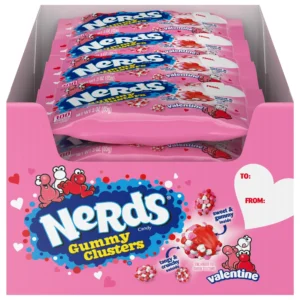 NERDS VALENTINE'S GUMMY CLUSTERS 3.0 OZ. SHARE PACK