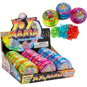 KIDSMANIA, YOYO SPINNER  MANIA BUBBLE GUM 12 CT