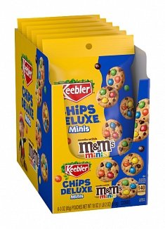 KEEBLER CHIPS DELUXE M&M MINIS 6 CT