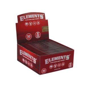 ELEMENTS RED KING SIZE SLIM, 50 CT