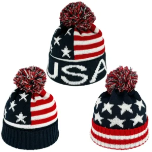 HAT KINT  "USA FLAG" 12 CT
