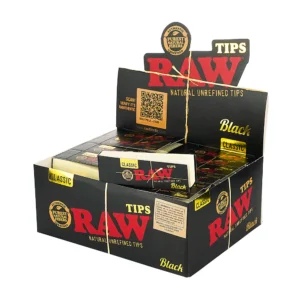 RAW BLACK TIPS - 50CT