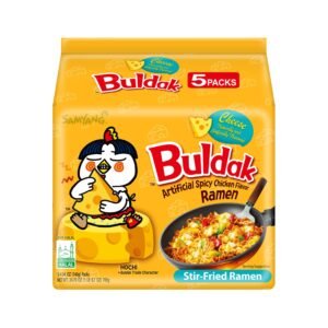 BULDAK BAG SPICY CHICKEN & CHEESE SOUP NOODLE 5.11oz x 5