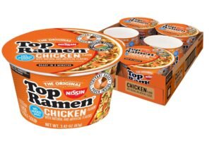 NISSIN TOP RAMEN BOWL NOODLES SOUP CHICKEN 6 CT