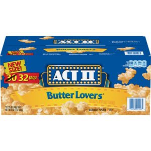 ACT, II BUTTER LOVER POPCORN 32 CT