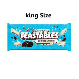 MR BEAST FEASTABLES  COOKIES & CREME  KING SIZE 2.1 OZ X 24 CT