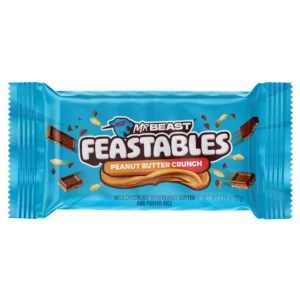 MR BEAST FEASTABLES PEANUT BUTTER  CRUNCH  1.24 OZ X 24 CT