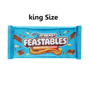 MR BEAST FEASTABLES  PEANUT BUTTER KING SIZE 2.1 OZ X 24 CT