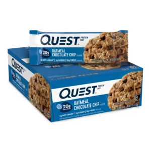 QUEST, PROTEIN BAR OATMEAL CHOCOLATE CHIP 12 CT