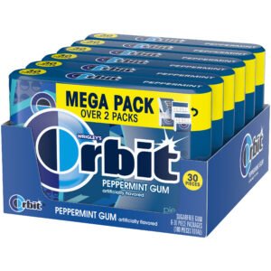 WRIGLEY'S ORBIT PEPPERMINT MEGA PACK 30 STICK 6CT