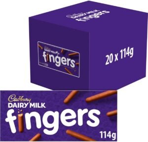 CADBURY FINGERS MILK CHOCOLATE BISCUITS 20X114G