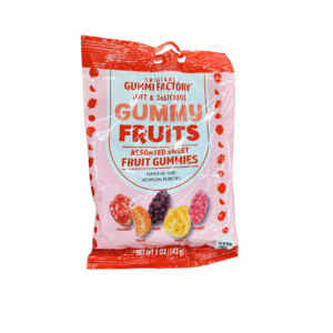 GUMMY FACTORY SWEET FRUITS 5 OZ X 12 CT