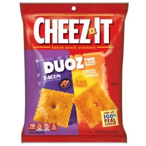 CHEEZ-IT, DOUZ BACON & CHEDDAR CHEESE 4.5OZ 6 CT