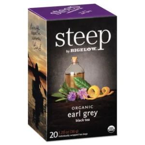 # BIGELOW STEEP ORGANIC EARL GREY  TEA  20 CT