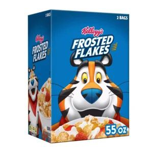 FROSTED FLAKES BREAKFAST CEREAL, 55 OZ. 2 BAG