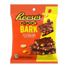 REESES, PIECES BARK , MINIES & PEAUNT PEG BAG 3.1 OZ X 12 CT