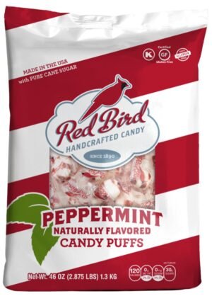 RED BIRD SOFT PEPPERMINT PUFF, 46 OUNCE TUB