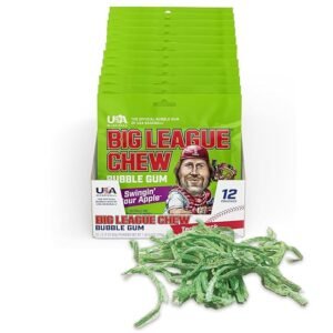 BIG LEAGUE CHEW SOUR APPLE 12 CT