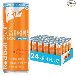 RED BULL, AMBER EDITION  SUGER FREE 24 - 8.4 OZ
