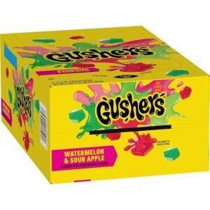 FRUIT GUSHERS, WATERMELON & SOUR APPLE 4 OZ 8 CT