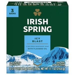 IRISH SPRING ICY BLAST SOAP BAR 3 PACK
