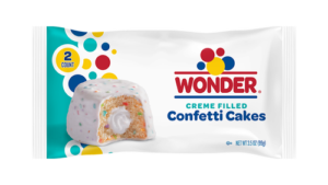 WONDER CONFETTI CAKE 4 OZ  6 CT