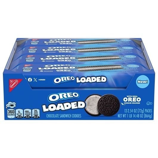 OREO LOADED COOKIES SINGEL SERVE 12 CT