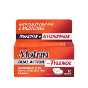 MOTRIN & TYLENOL DUAL ACTION TABLETS 20 CT
