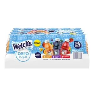 WELCH'S, ZERO SUGAR JUICE VARIETY PACK 10 OZ X 24 CT