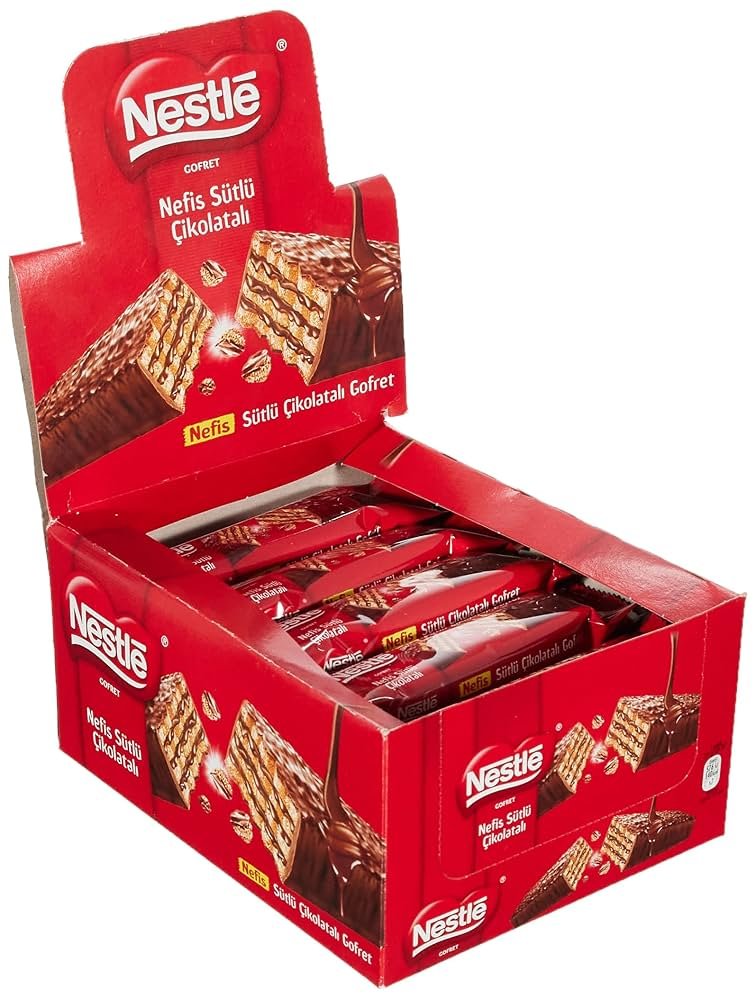 NESTLE, GORFET MILK CHOCOLATE, 27G X 20 CT