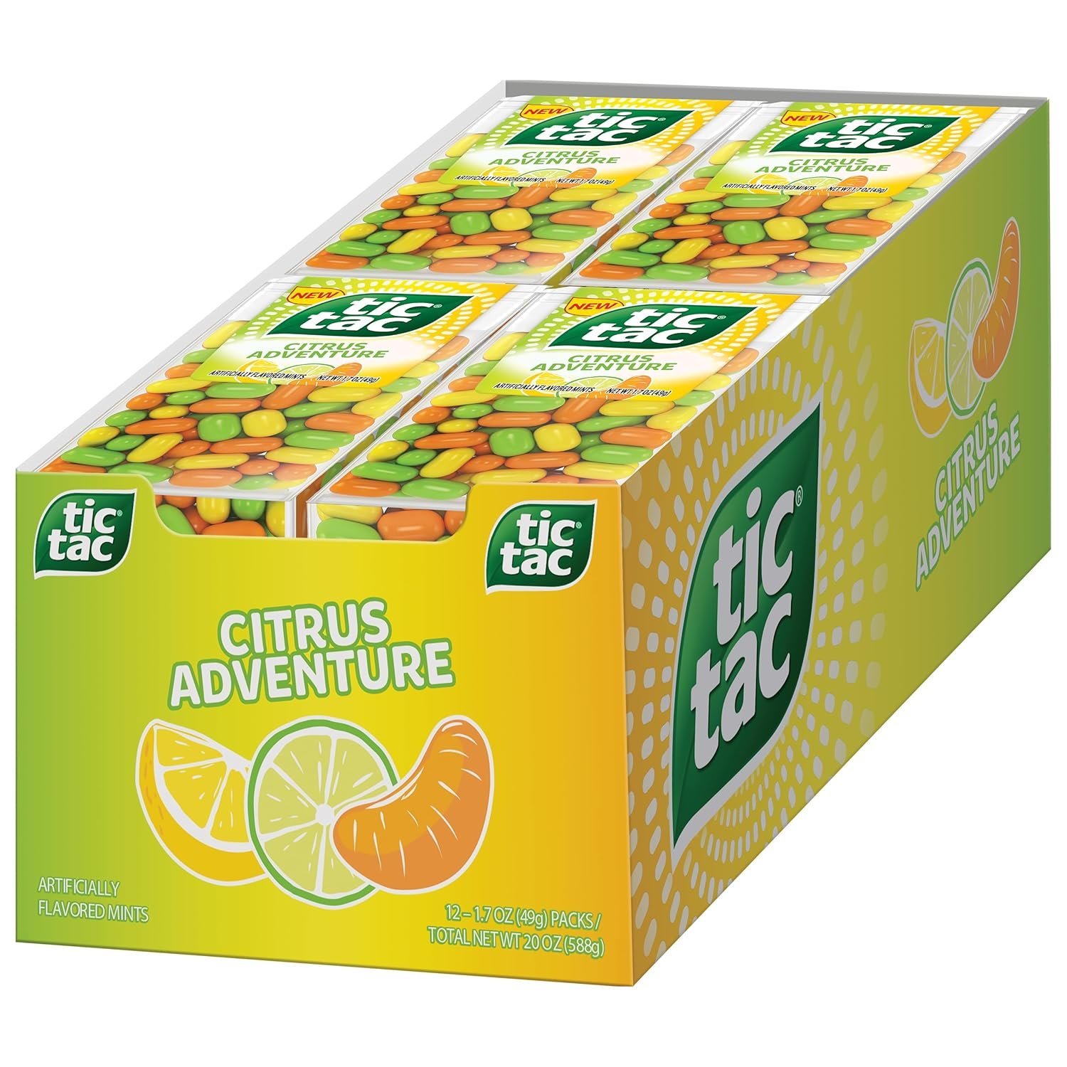 TIC TAC, CITRUS  ADVENTURE KING SIZE  12 CT