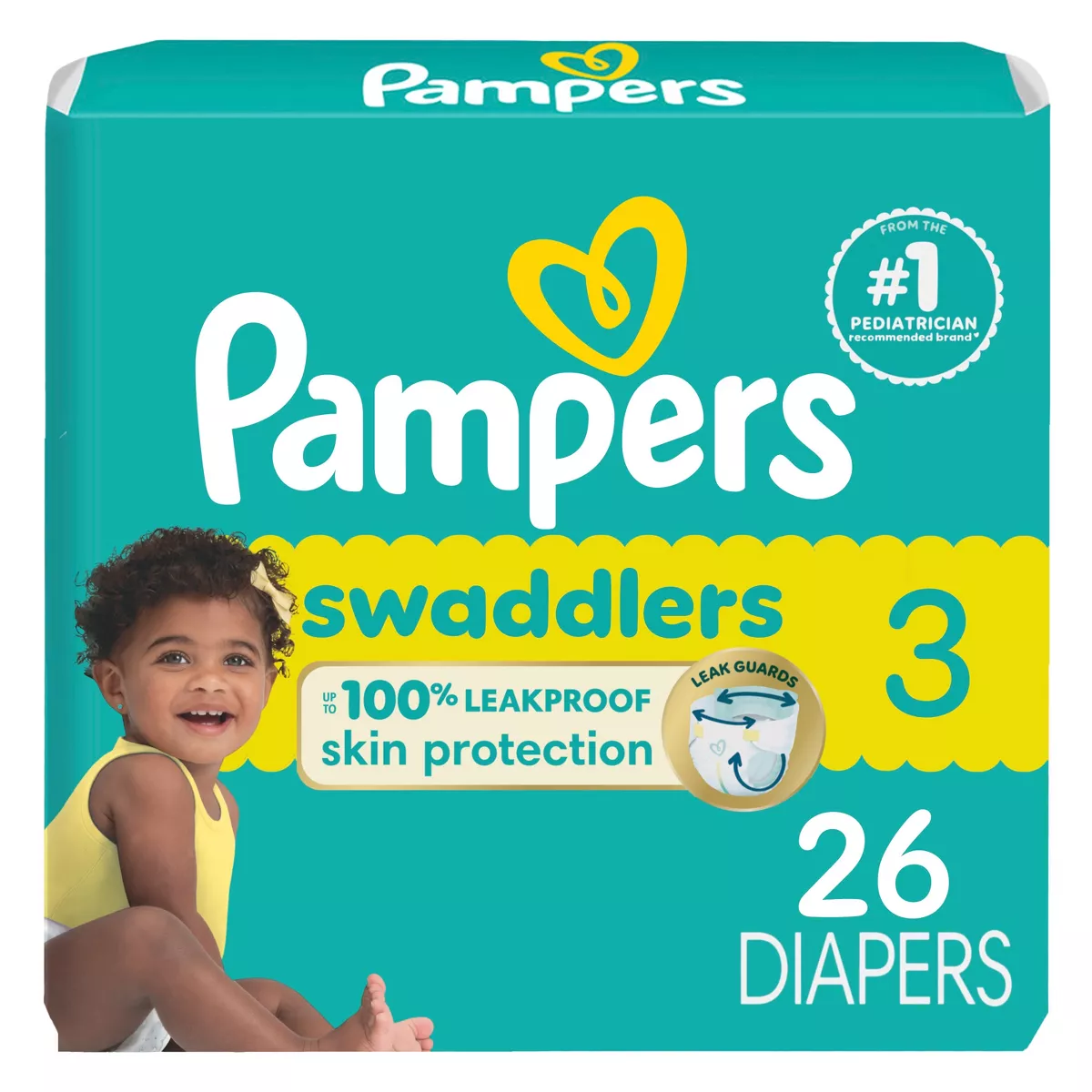 # PAMPERS DIAPERS SIZE 3 (4/26)