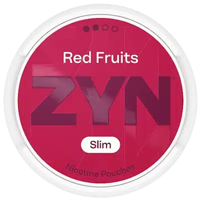 ZYN, RED FRUITS 6 MG POUCHES