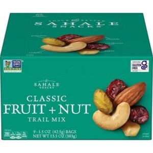 SAHALE SNACKS FRUIT & NUT 1.5 OZ X 9 CT