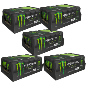DEAL @MONSTER ENERGY DRINK "GREEN" 24 CT X 5 CASE