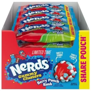 NERDS, GUMMY, BERRY PUNCH BREAKAWAY SHARE SIZE 12 CT