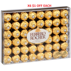 '@ SPECIAL FERRERO ROCHER CHOCOLATE, DISPLAY 48 CT X 6